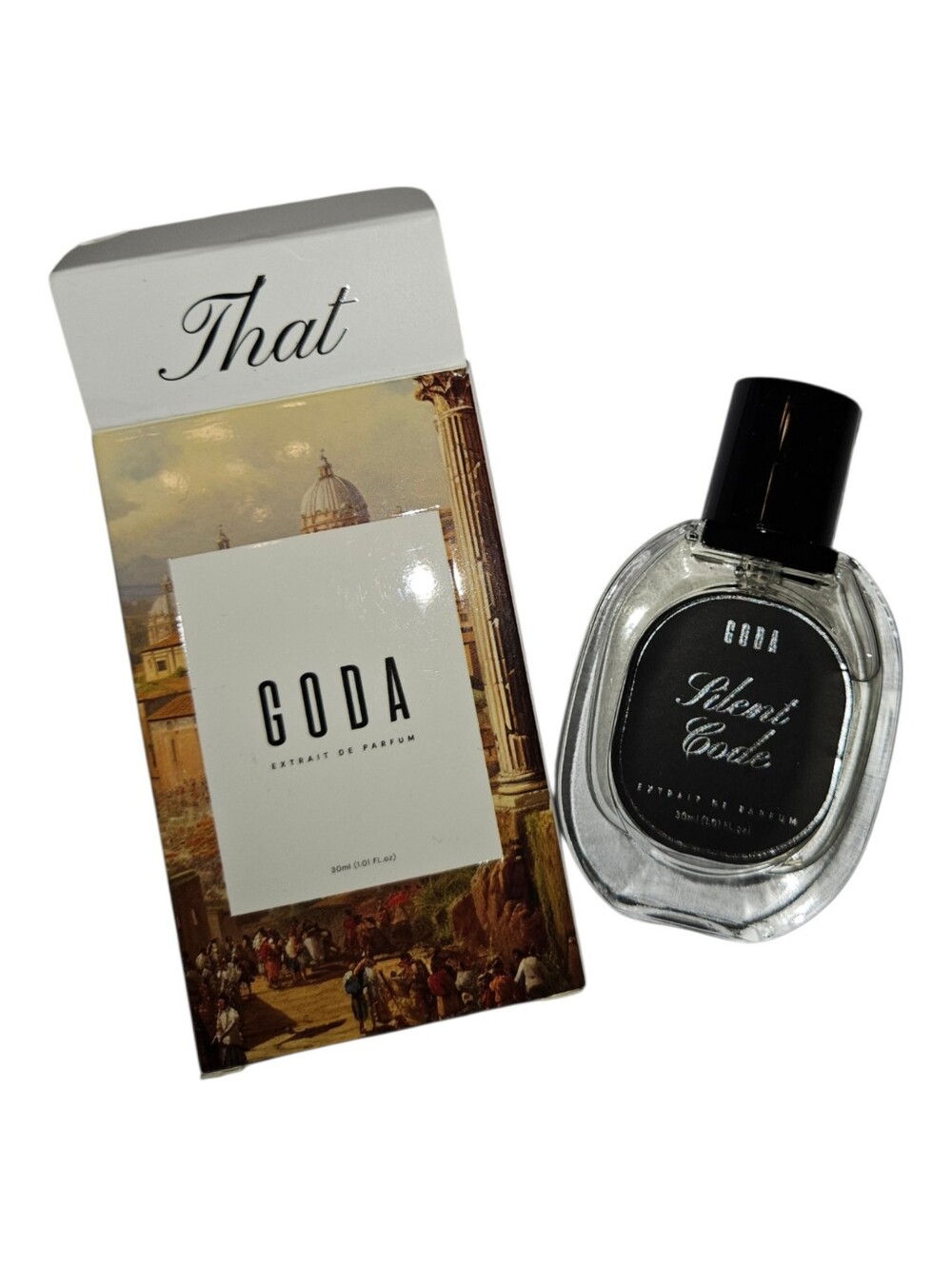 GODA Silent Code Perfume Fragrance Spray - White Box, 30ml, New in box